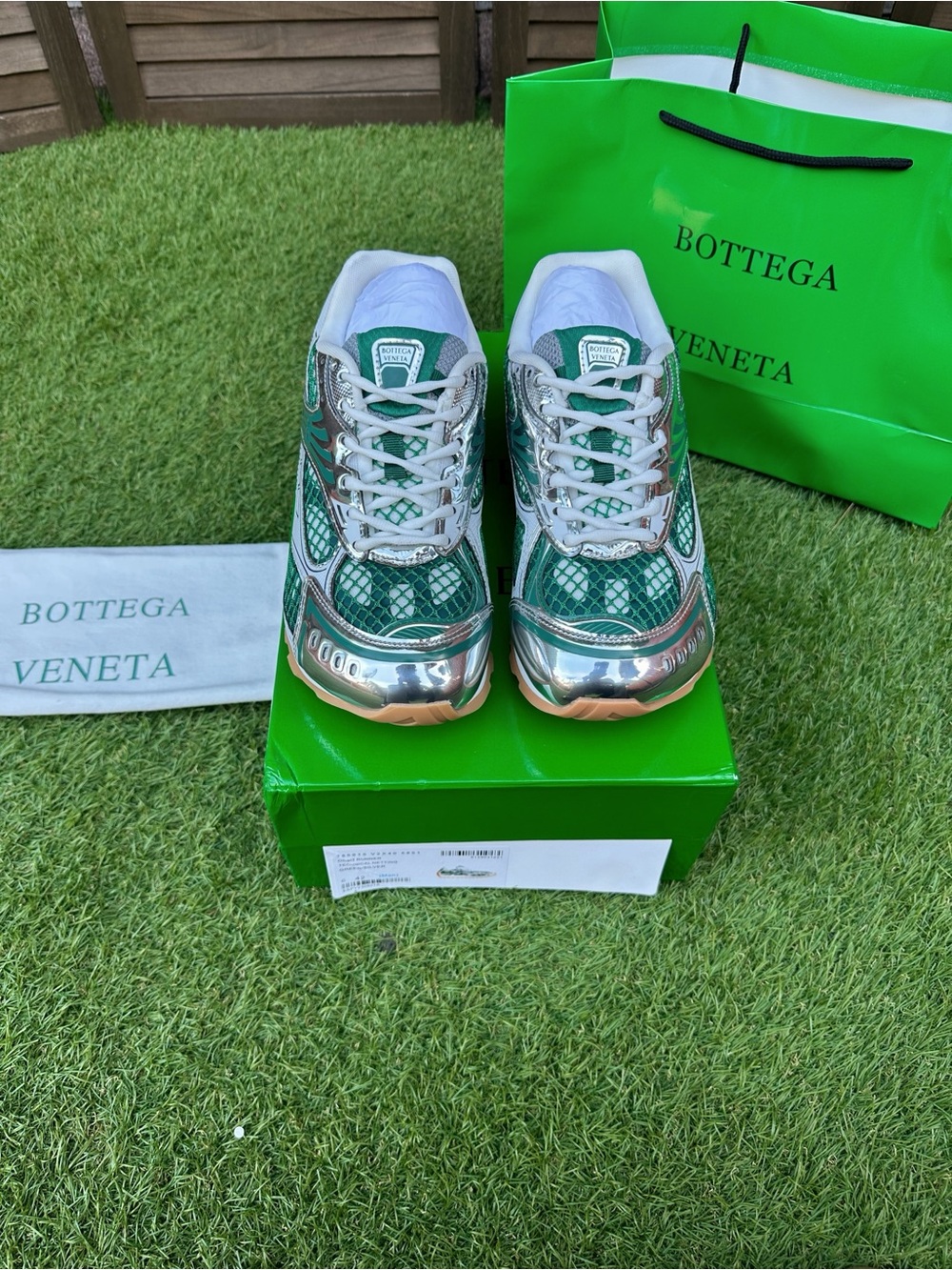 Bottega Veneta Orbit Sneaker “Biliard Silver” - Picture 4 of 7